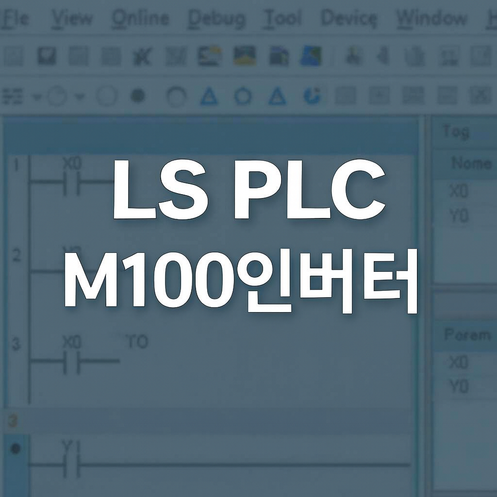 LS PLC M100인버터