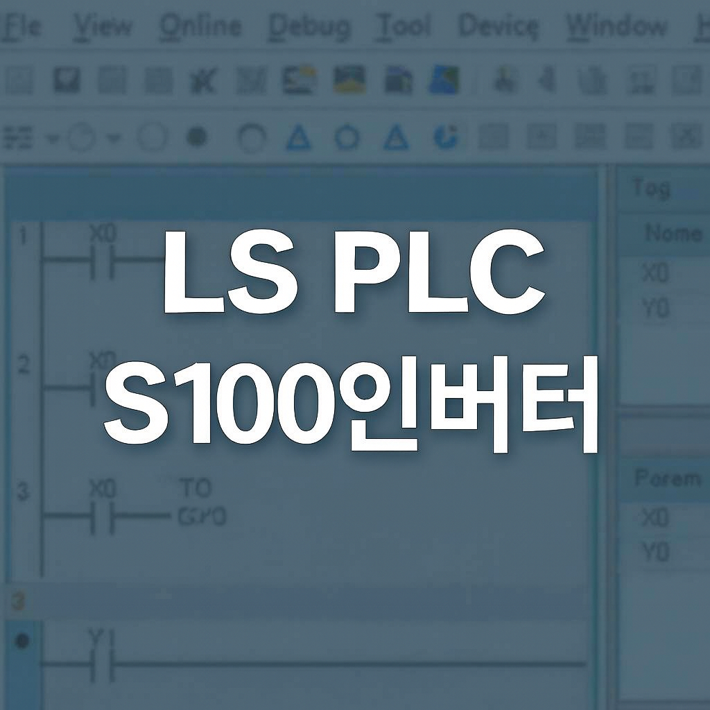 LS PLC S100인버터