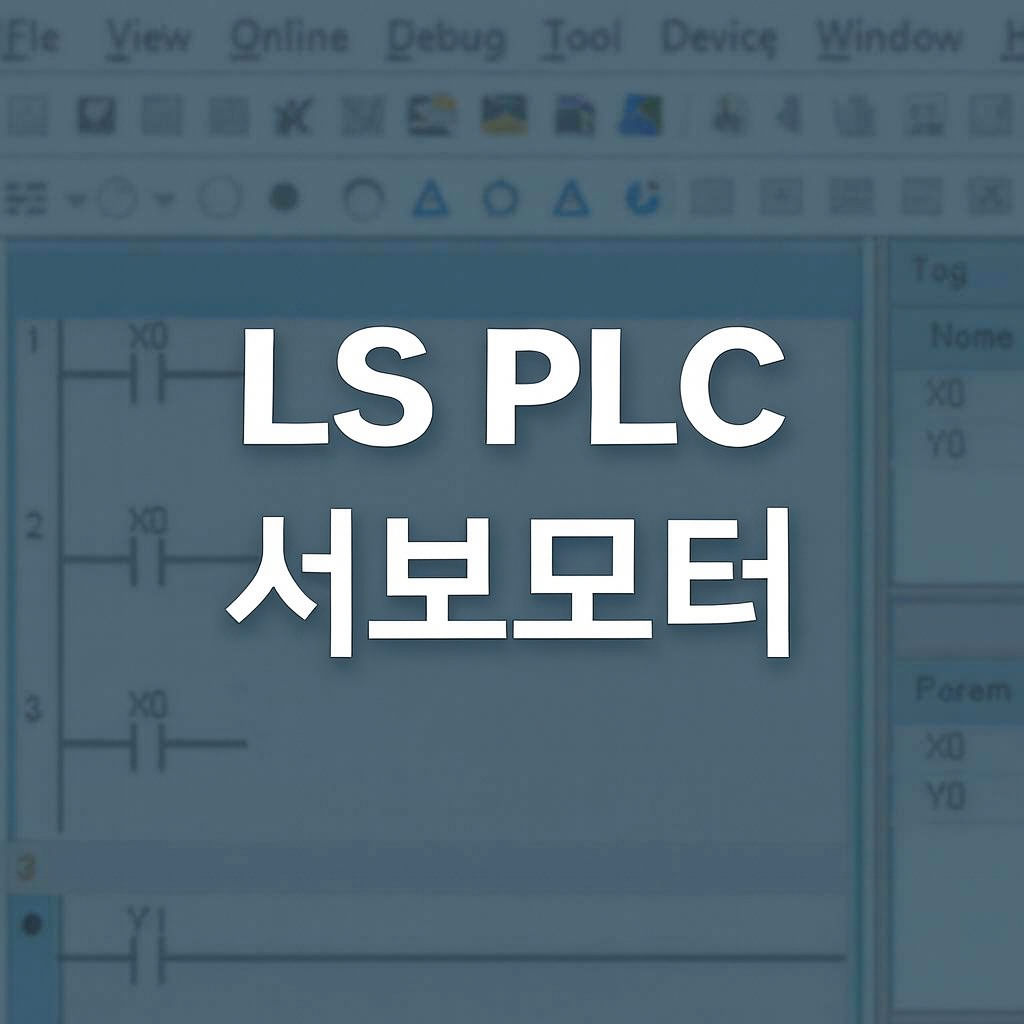 LS PLC 서보모터