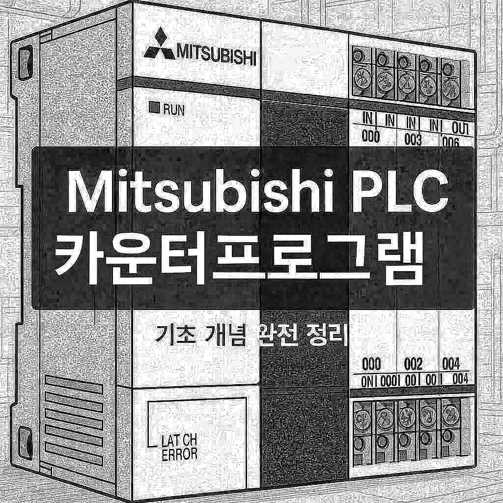 Mitsubishi plc 카운터프로그램