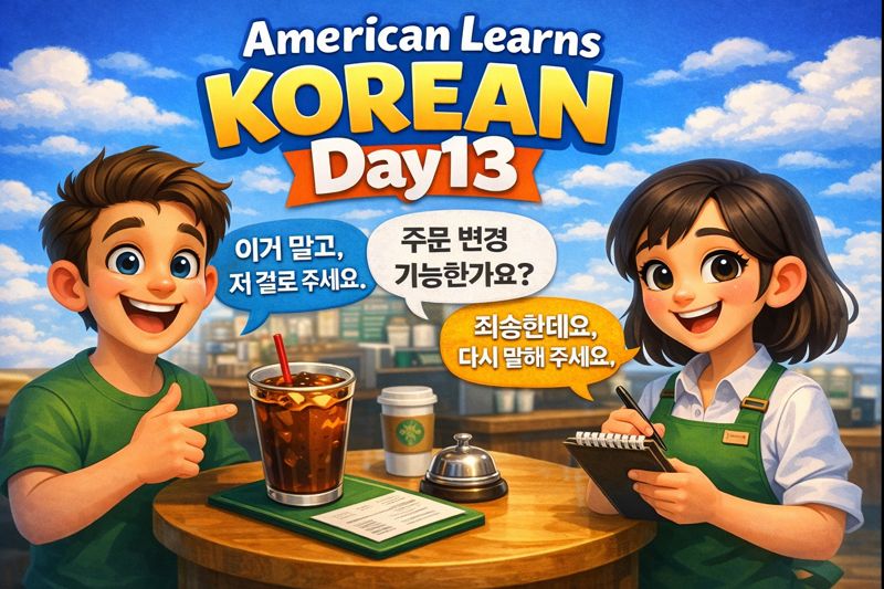 American Learns Korean Day13
