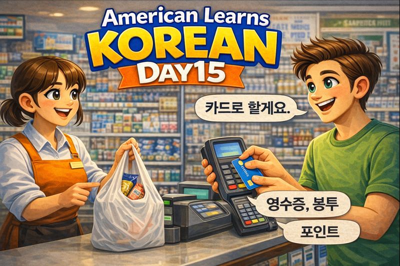 American Learns Korean Day15