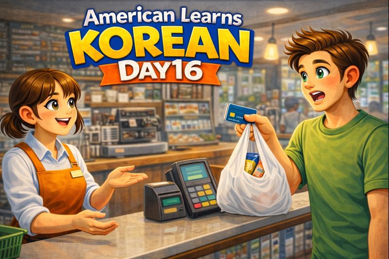 American Learns Korean Day16