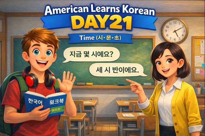 American Learns Korean Day21