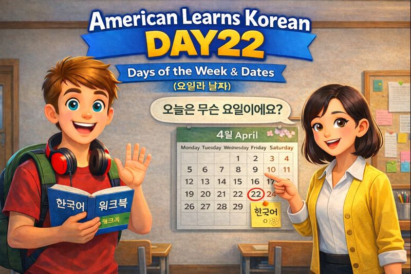 American Learns Korean Day22