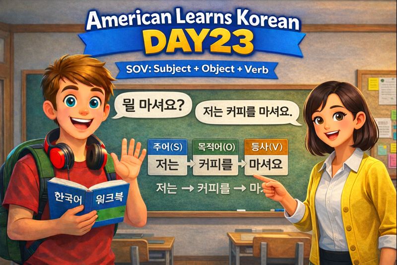 American Learns Korean Day23