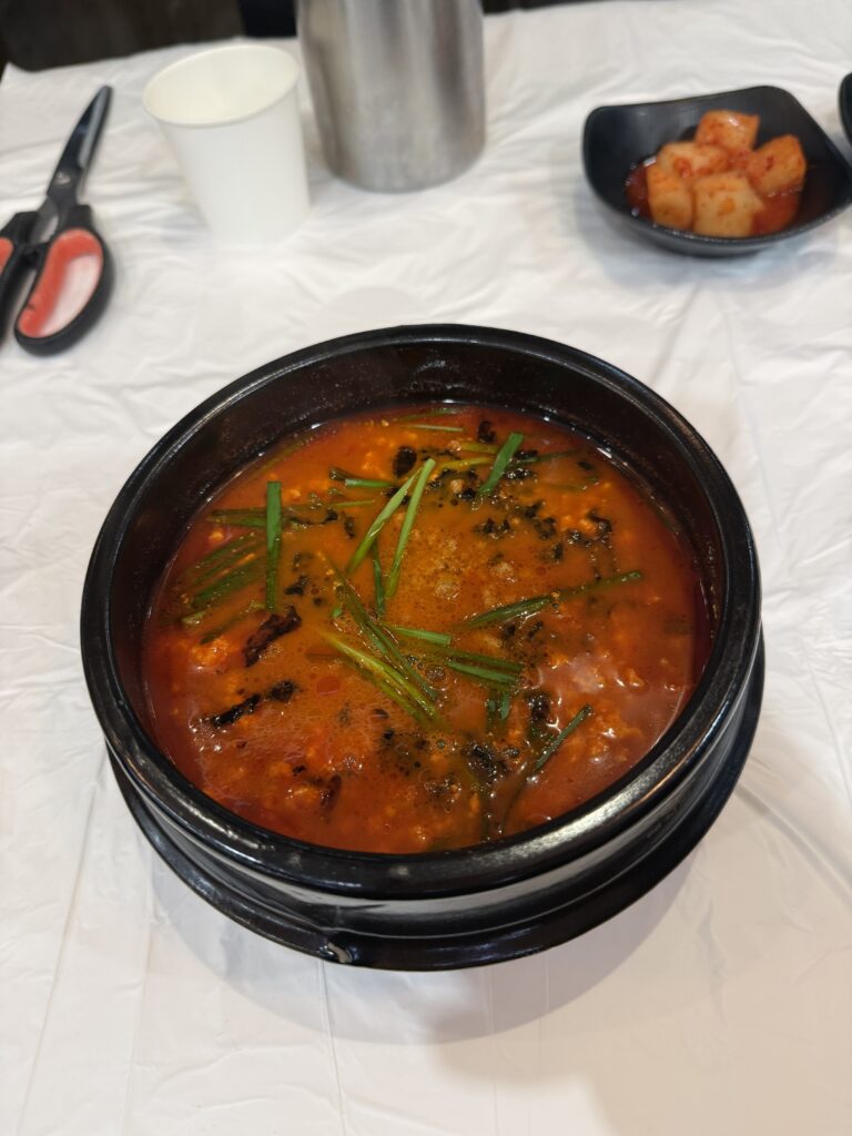 얼큰순두부밥