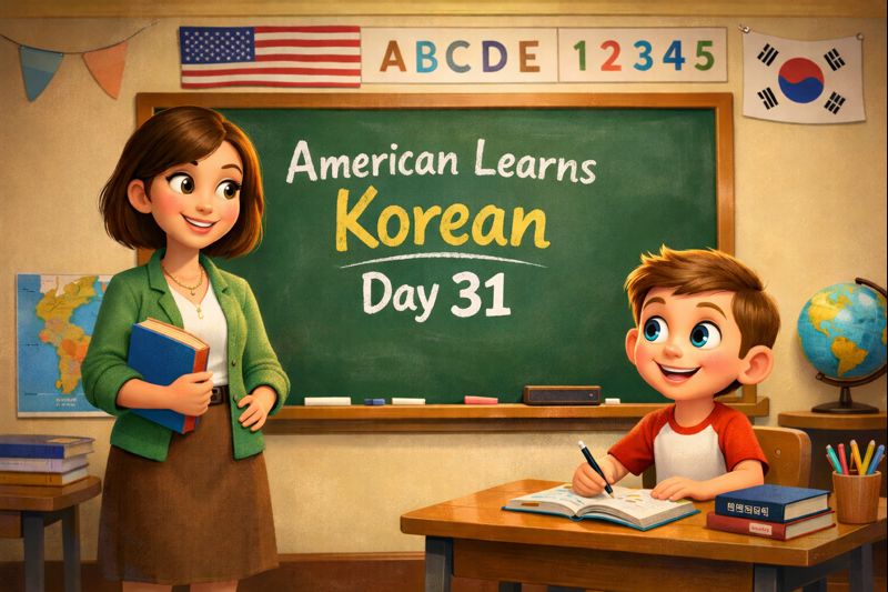 American Learns Korean Day31