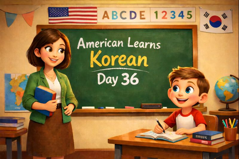 American Learns Korean Day36