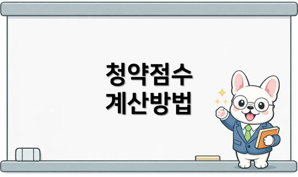 청약가점계산방법
