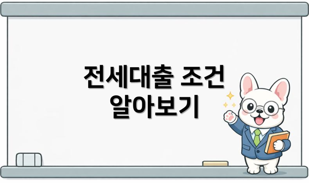버팀목 전세대출 조건