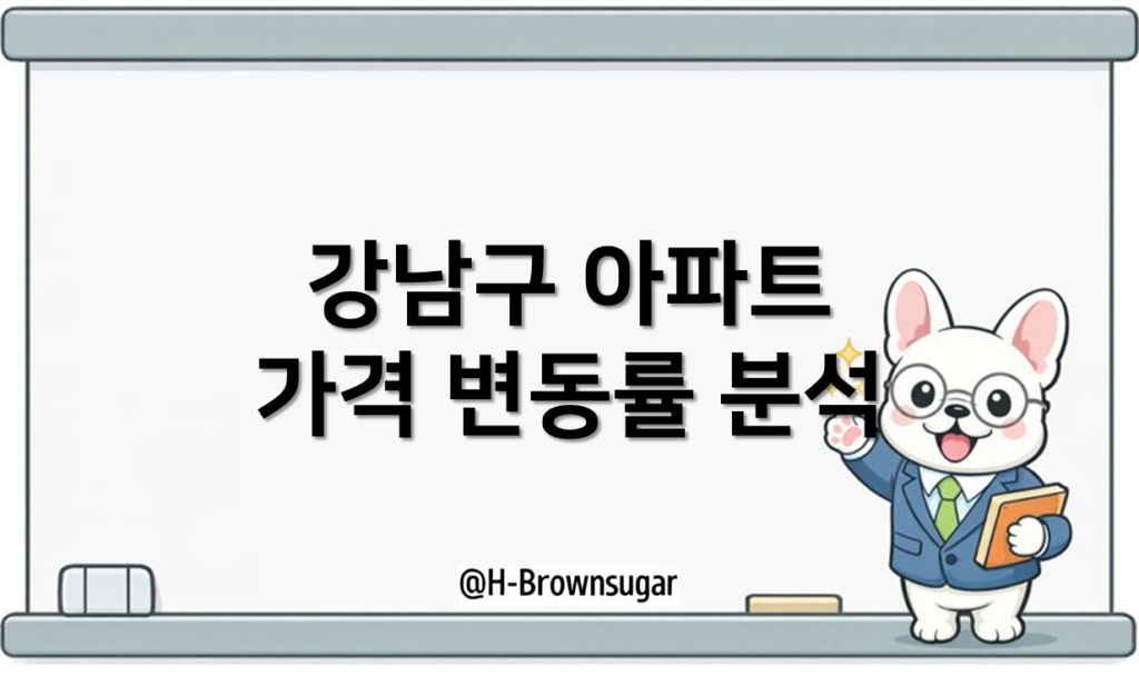 서울 강남구 매매가격 변동률