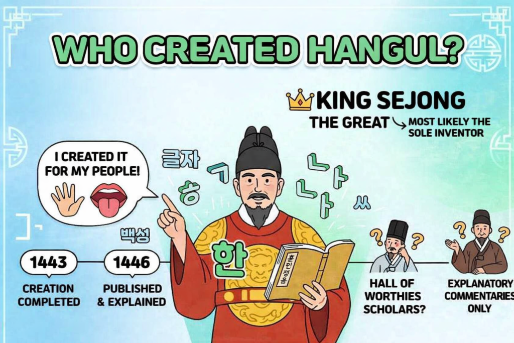 Who created Hangul?